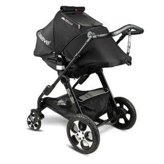 아이빌리브 절충형 유모차 + 방풍 돔커버, 라이트그레이+돔커버