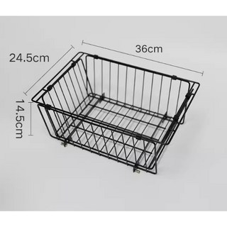 便携式野营置物架 户外折叠igt多功能桌子 露营战术单元桌板 折叠篮, 1個, 黑色收納藍