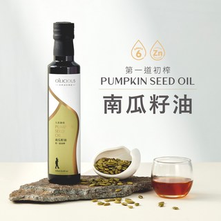 人良油坊 第一道冷壓初榨南瓜籽油250ml 台灣在地 可生飲 含鋅 男性 長輩 呵護 煎炒烹飪 涼拌沙拉 低溫烘培, 1個