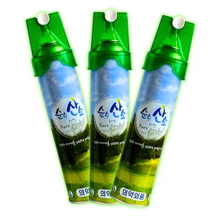 순수산소 휴대용 가정용 산소캔 816ml, 3개