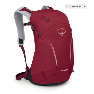 오스프리 하이크라이트 배낭 18L/26L/28L 방수커버 포함, 붉은색