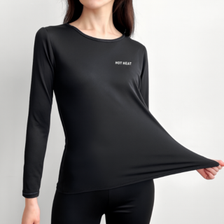 디어스킨 여성용 기모 보온 내의 상하의 세트