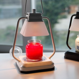 양키캔들 스몰자 향초 사각 미니 캔들워머 세트 (국내산 타이머 밝기조절), 03 블랙 체리, 01 블랙