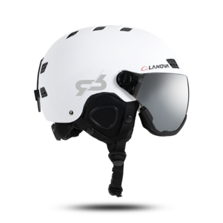 라노바 스키 보드 바이저 헬멧, 화이트, 1개