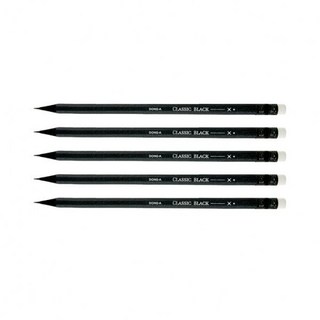 Classic Black Wood 흑목 필사연필 5자루 SET (B), 색상