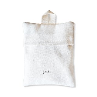 Jeidi木塊亞麻香氛袋，天然亞麻材質，車用香氛，清新空氣，去除異味, 1個, 肉豆蔻悠然甜香