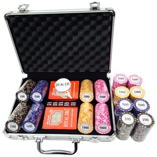 영라이즌 국제규격 마카오 카지노칩 포커칩 하드케이스 세트, 숫자칩 200P 하드케이스세트+사은품, 1개