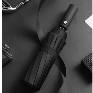 Qmaker 黑膠自動傘 晴雨兩用 防曬遮陽 潑水不沾