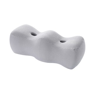 雙凹槽抬腿枕【泡泡龍款】岩灰, 1個