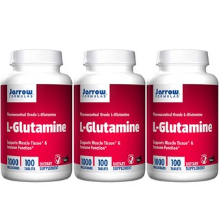 Jarrow FORMULAS 賈羅公式 左旋麩醯胺酸錠 1000mg, 100顆, 3罐