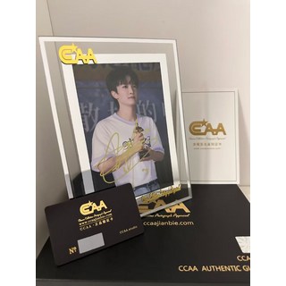 周深簽名照 附證書 官網驗證卡 玻璃裱框, 2, 樣式