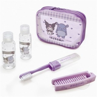 나른한고양이 산리오 캐릭터 쿠로미 여행용 세면도구 여행가방용품 욕실소품, 1개