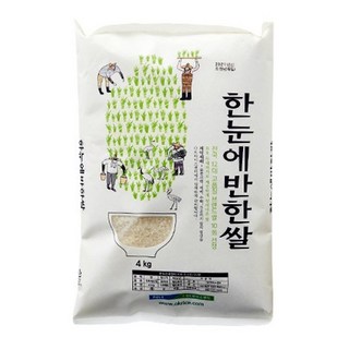 농협직송 한눈에반한쌀 특등급쌀, 4kg, 1개, 특등급