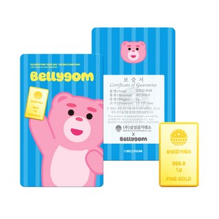 [삼성금거래소] 벨리곰 골드바 1g