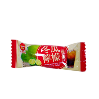 Yeou Bin 冬瓜檸檬軟糖 白瓜及檸檬風味軟糖, 600g, 1套