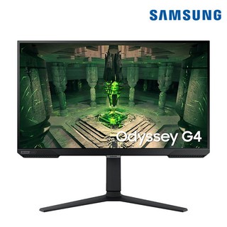 삼성전자 오디세이 G4 S27BG400 27인치 게이밍 모니터 IPS 프리싱크 지싱크 240Hz 1ms HDR10 피봇, 삼성모니터 S27BG400, 68.4cm