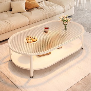 YAPOGI 수납형 거실 소파 테이블 2단 강화유리 거실 티테이블 좌식테이블, 난