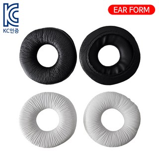 이어폼 소니 MDR ZX100 호환 헤드셋 커버 이어 패드 ZX110 ZX300 ZX310 ZX330 ZX600 V150 V300 쿠션, 블랙 이어패드 한쌍 H112, 1개