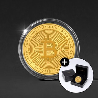 [골드팡] 24k 금테크 비트코인 순금코인 0.1g +프리미엄 가죽패키지 (당일도착) 재물운 황금쌀알 콩알금 미니골드바 소원행운 덩어리금콩 금테크 기념주화