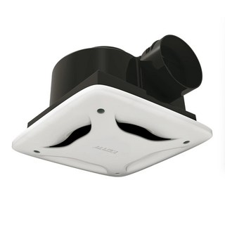 阿拉斯加無聲換氣扇直流變頻-158D浴室抽風扇，靜音節能，快速排風除濕，超取限兩台, 詳見包裝, 白色