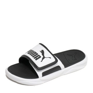 [푸마] PUMA 로얄캣 컴포트 벨크로 벨크로 남성 여성 공용 사무실 스포츠 슬리퍼 화이트 372280-02