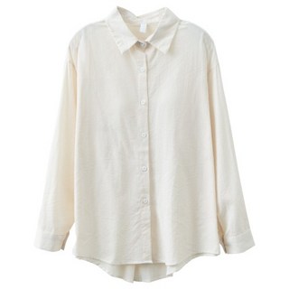 細直條紋襯衫／條紋開釦長袖罩衫，柔軟透氣，時尚百搭，展現纖細身形