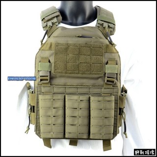 野戰搖滾 ROCO LAVC 突擊戰術背心 含三聯彈匣袋【黑色、遊騎兵綠色、狼棕色】防彈背心抗彈板背心特警背心空降傘兵