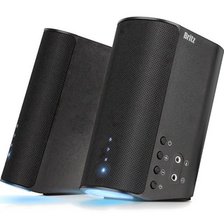 Britz 2 聲道遊戲 PC 揚聲器, 黑色, BZ-LF11