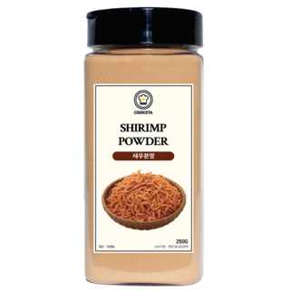 [쿡스타] 새우분말 - 감칠맛 UP! 비린 맛 없이 깊은 해물 풍미!, 1개, 250g