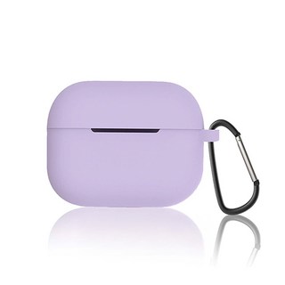 AirPods Pro 保護殼 彈性矽膠防油 可水洗保護套, 香芋紫, 1個, Airpods Pro2