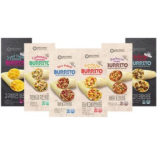 남향푸드 또띠아 브리또 6종, 6개, 125g