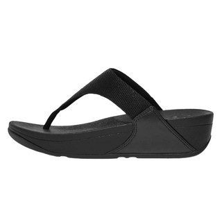 fitflop 女款 LULU經典亮粉夾脚涼鞋 FFSO3E302BK