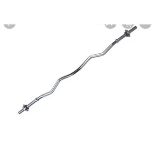 47吋(1.2m/120cm)W形曲槓心-孔徑2.5公分槓鈴心 啞鈴桿 電鍍啞鈴 舉重量訓練 運動健身 可調式 絲光, W型槓鈴心1.2M(47吋), 1個