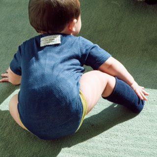 오우아스튜디오 신생아 유아 사계절 메쉬 바디수트 반팔 긴팔