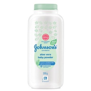 Johnson's 嬌生 嬰兒爽身粉-蘆薈 (200g) 溫和呵護，舒緩肌膚不適，保持乾爽, 200g, 1個