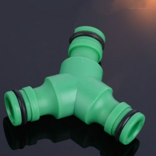 水管三通接頭 灌溉 水管延長, 詳見包裝, 詳見包裝, 綠色奶嘴三通