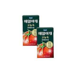 매일유업 매일야채 토마토의 힘 125ml x 24개 토마토주스 토마토즙, 매일야채 고농축 토마토의 힘 125ml x 24개 토마