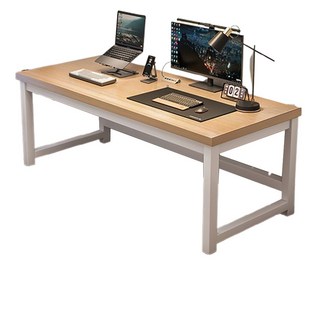 Easy Life 家居館 工業風電腦辦公桌 40X40MM支架 辦公桌/電腦桌/工作桌/書桌/成長桌, 120CM白天使, 白色