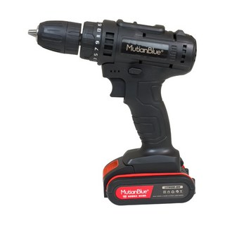 MutianBlue 12V衝擊鋰電電鑽 多功能電鑽(一充電器 2個電池), 1個