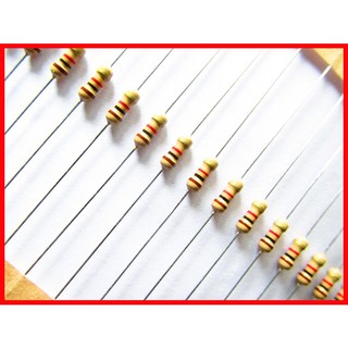 1/4W 碳膜電阻1k歐 0.25W四色環電阻1k歐 50個, 1個