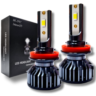 초극강 밝기 자동차 LED 라이트 전조등 화이트 컬러 전차종 장착 가능 H1 H3 H4 H7 H8 9005 9006 881, 1개