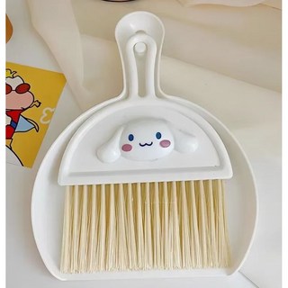 산리오 빗자루 쓰레받이세트 청소도구 책상청소, 시나모롤(블루), 1개