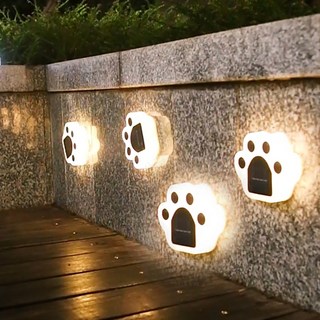 21C Trend 太陽能腳掌防水燈 戶外庭院燈組, 黃色