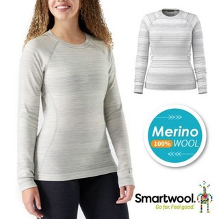 【美國 SmartWool】女 美麗諾羊毛保暖圓領長袖上衣 NTS 250加強版 打底衛生衣 底層衣 SW016370