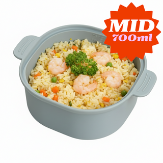 소노리떼 귀엽고 깜직한 국산 실리콘 계란찜기 사각 중형, 1개, 그레이