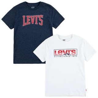 Levi's T-shirt 大童上衣 純棉 兩件組 美國 舒適百搭 日常必備