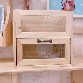 【Eze Art Deco】日本雜貨實木文件收納櫃，文具瓶罐桌上收納，辦公桌面整理