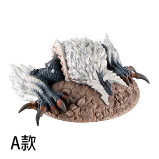 BANDAI 扭蛋 捕獲魔物獵人公仔 亞種稀少種 獵人 魔物 全4款, 1個, A款/雷狼龍-亞種款1D381