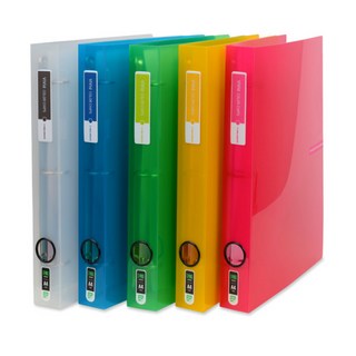 알파문구 알파 비비드컬러칩 D링바인더 (A4/3공/3cm/PP), 단품, 단품