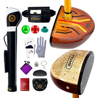 프라임 국산4스타 파크골프채 프리미엄, 남성용-브라운헤드/블랙체크, 남성/26호